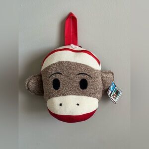 Hot Topic Maxx Sock Monkey Backpack 2011 Zipper Lightweight Cute Kid or Adult